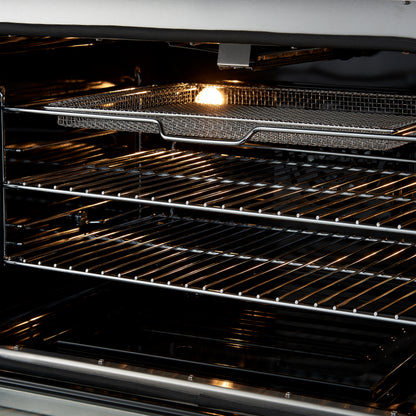FORNO Giovanni 30-inch Gas Range Stainless Steel, 5 Burners 67,000 BTU, 4.32 cu.ft. Convection Oven