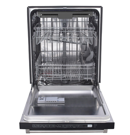 THOR Kitchen Package - 36" Electric Range, Range Hood, Microwave, Refrigerator with Water and Ice Dispenser, Dishwasher, ARE36-HRH3607-TRF3601FD-HDW2401SS-TMD2401