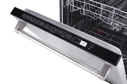 THOR Kitchen Package - 36" Induction Cooktop, Range Hood, Refrigerator with Water and Ice Dispenser, Dishwasher, Wine Cooler, TIH36-HRH3607-TRF3601FD-HDW2401SS-TWC2402