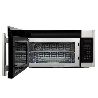 Forno Fornace 30-Inch Over the Range Convection Microwave, Stainless Steel – 1.5 cu.ft, 300 CFM Vent, Touch Control, LED Light
