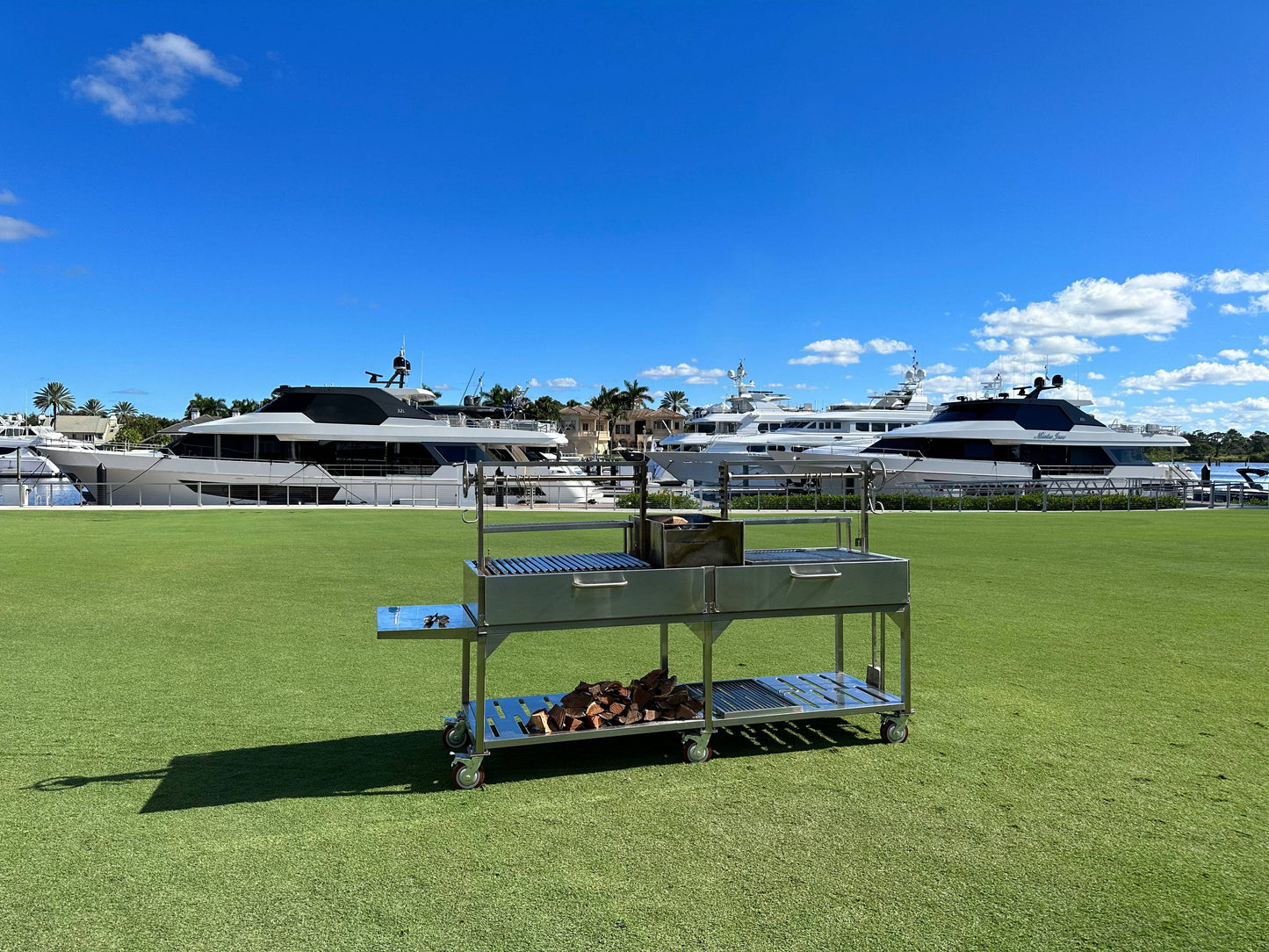 Tagwood BBQ Double Argentine Santa Maria Wood Fire & Charcoal Gaucho Grill | BBQ24SS OPEN FIRE COOKING - PRE-ORDER