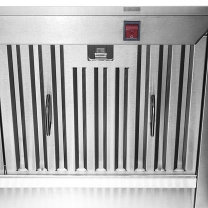 Forno Savona 36-Inch Wall Mount Range Hood, Baffle Filters, Backsplash Included