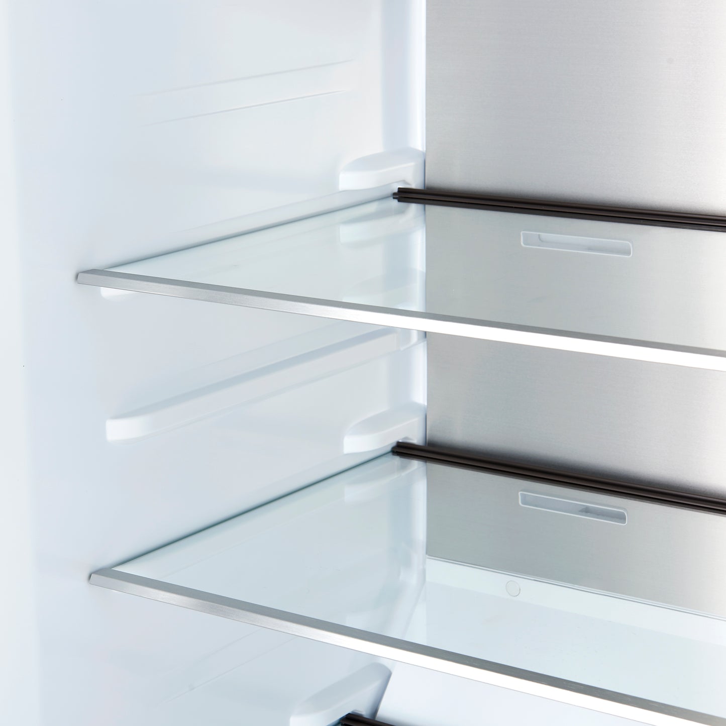 Forno Maderno 2-28-Inch Wide Convertible Refrigerator/Freezer in Black, Decorative Trim, 27.2 cu.ft, 84-Inch High, ENERGY STAR Certified