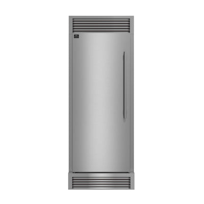 Forno Maderno 28" Built-In Convertible Refrigerator, 13.6 cu.ft. Left Swing with Decorative Grill - 32" Wide