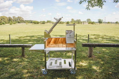 Tagwood BBQ Argentine Clamp Grill with firebox | BBQ33SS