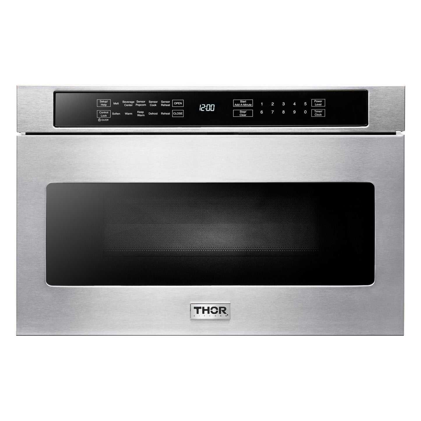 THOR Kitchen Package - 36" Propane Gas Rangetop, Range Hood, Wall Oven, Microwave, HRT3618ULP-HRH3607-HEW3001-TMD2401
