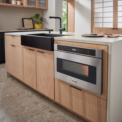 THOR Kitchen Package - 36" Propane Gas Rangetop, Range Hood, Wall Oven, Microwave, HRT3618ULP-HRH3607-HEW3001-TMD2401