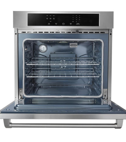 THOR Kitchen Package - 30" Wall Oven, 36" Cooktop, Range Hood, Refrigerator with Water and Ice Dispenser, Dishwasher, HEW3001-HRH3607-TGC3601-TRF3601FD-HDW2401SS