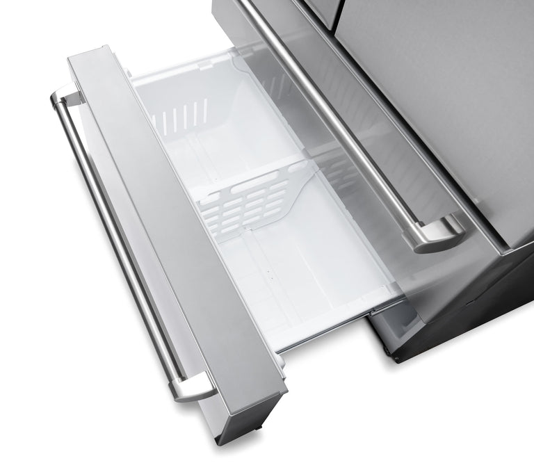 THOR Contemporary Package - 36" Electric Range, Range Hood, Refrigerator, Dishwasher, Microwave and Wine Cooler, ARE36-HRH3607-TRF3602-HWD2401SS-TMD3002-TWC2402