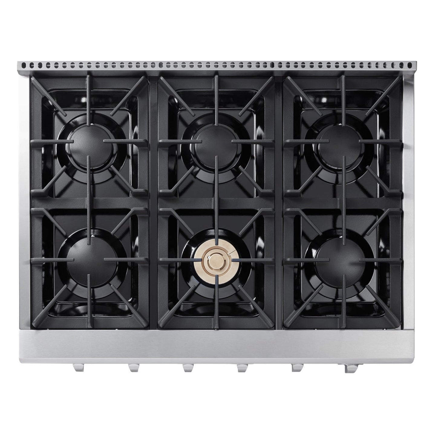 THOR Kitchen Package - 36" Gas Cooktop and Range Hood, HRT3618U-HRH3607