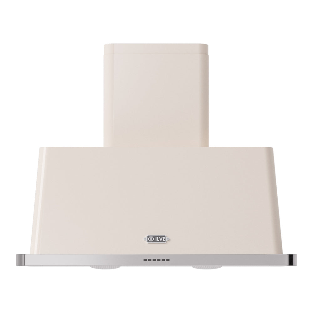 ILVE Majestic II 40 inch Wall Mount Range Hood Stainless Steel Antique White
