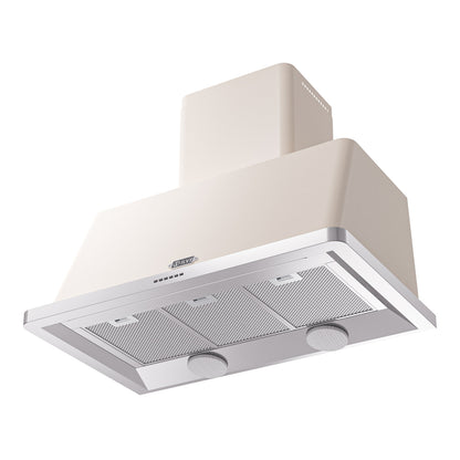 ILVE Majestic II 40 inch Wall Mount Range Hood Stainless Steel Antique White