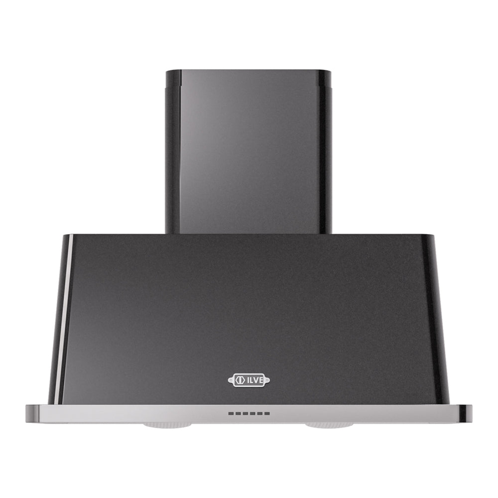 ILVE Majestic II 40 inch Range Hood Glossy Black