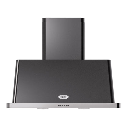 ILVE Majestic II 40 inch Range Hood Glossy Black