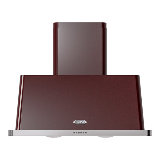 ILVE Majestic II 40 inch Range Hood Burgundy