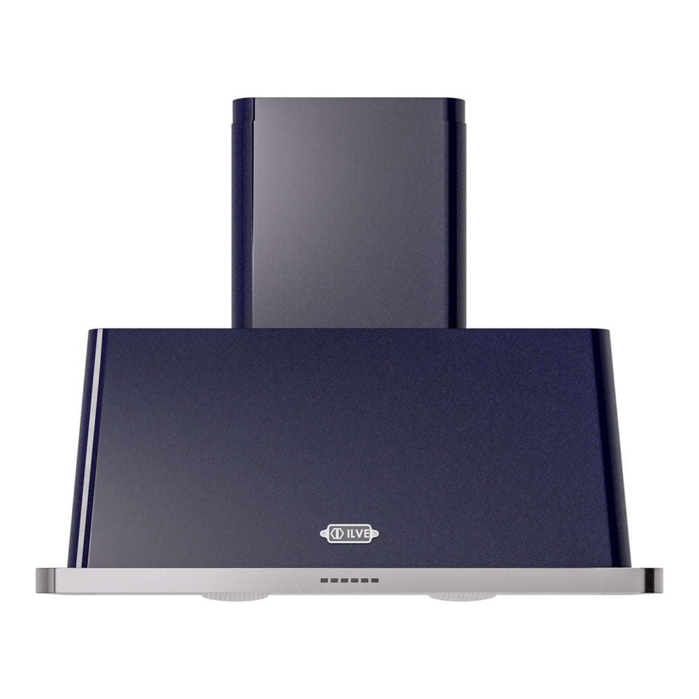 ILVE Majestic II 40 inch Range Hood Midnight Blue