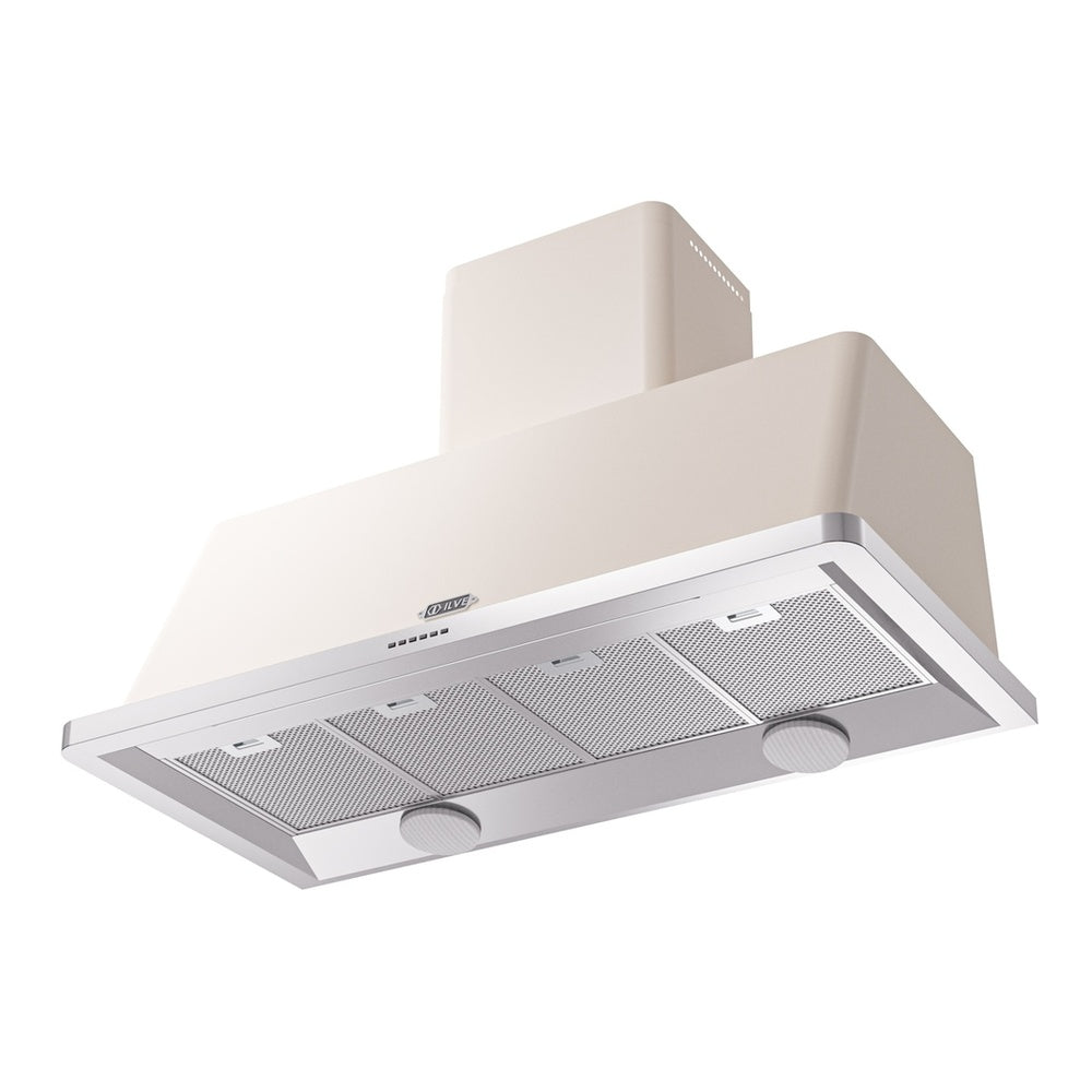 ILVE Majestic II 48 inch Range Hood Antique White