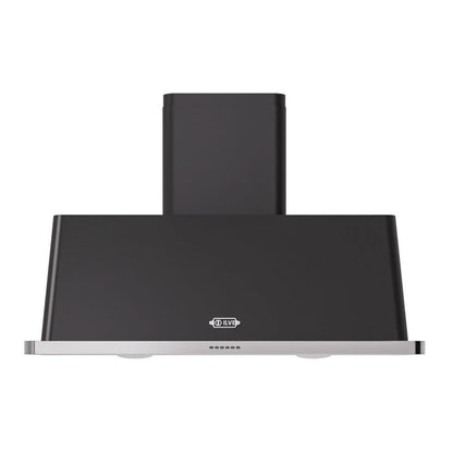 ILVE Majestic II 48 inch Wall Mount Range Hood Stainless Steel Trim Graphite Matte