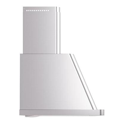 ILVE Majestic II 48 inch Wall Mount Range Hood Stainless Steel Trim Stainless Steel