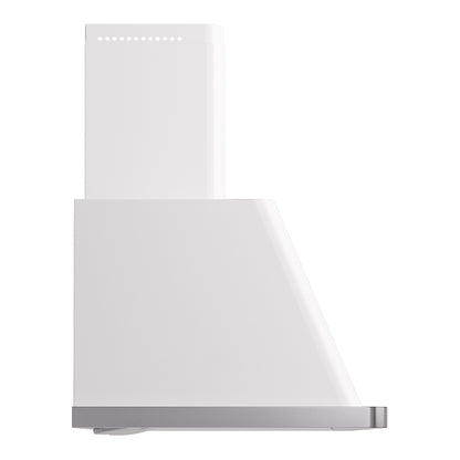 ILVE Majestic II 48 inch Wall Mount Range Hood Stainless Steel Trim White