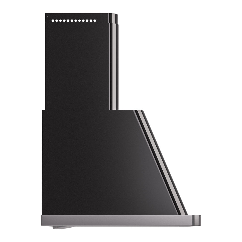 ILVE Majestic II 30 inch Wall Mount Range Hood Stainless Steel Glossy Black