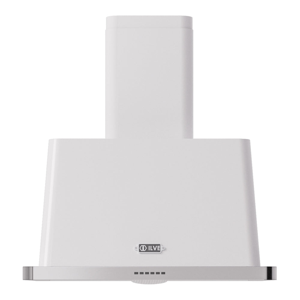 ILVE Majestic II 30 inch Wall Mount Range Hood Stainless Steel White