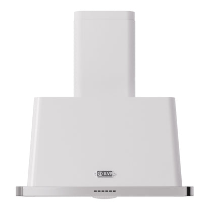 ILVE Majestic II 30 inch Wall Mount Range Hood Stainless Steel White