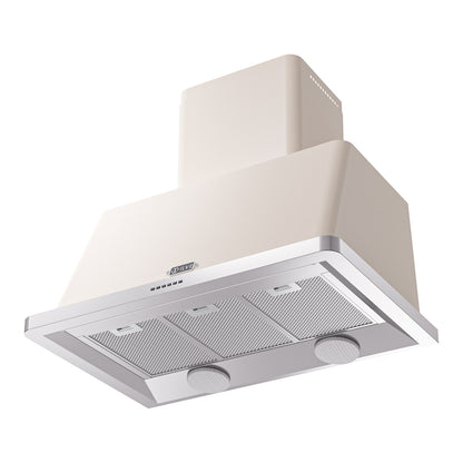 ILVE Majestic II 36 inch Wall Mount Range Hood Stainless Steel Antique White