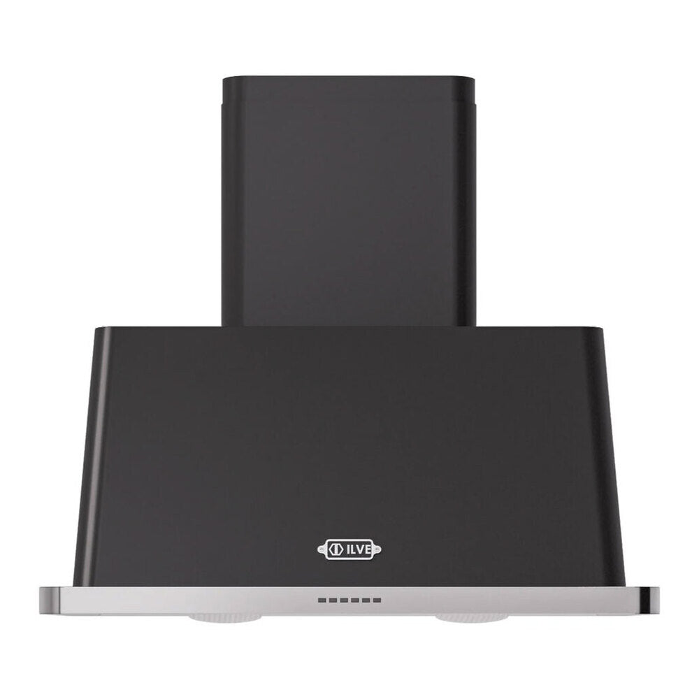 ILVE Majestic II 36 inch Wall Mount Range Hood Stainless Steel Graphite Matte