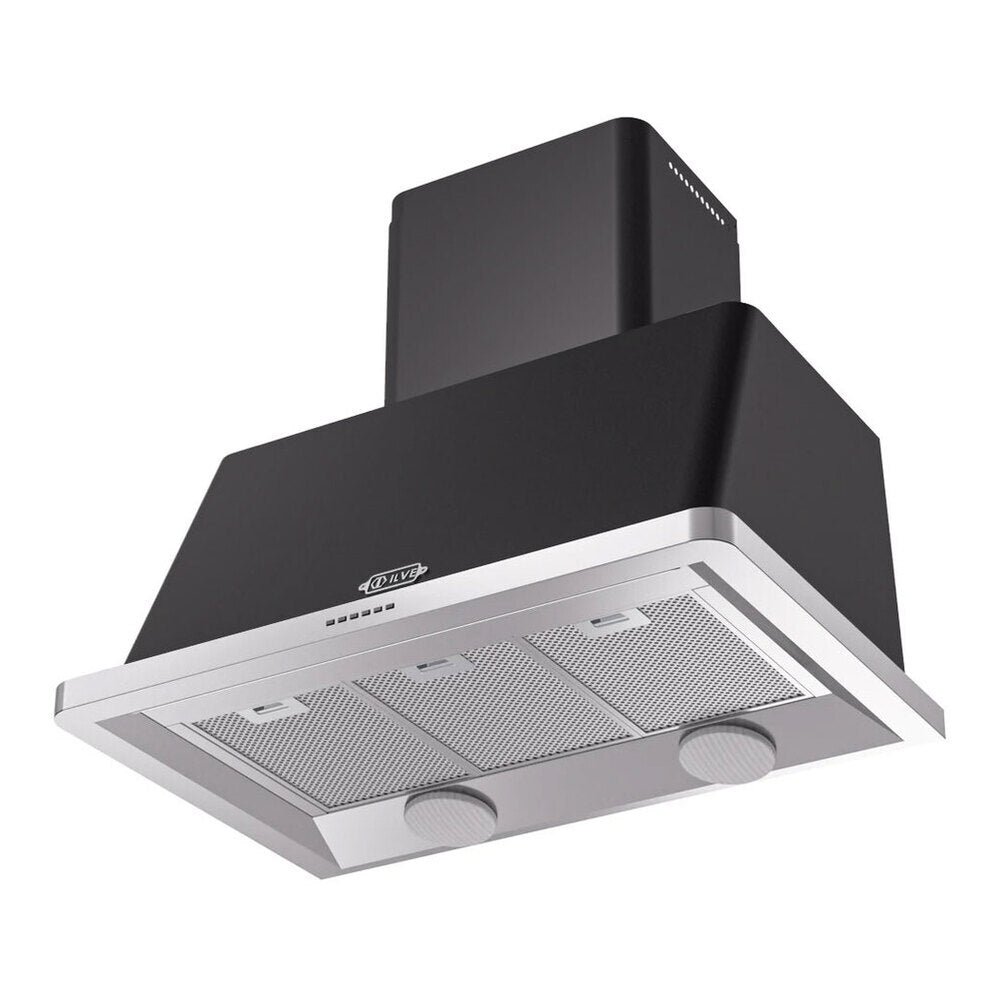 ILVE Majestic II 36 inch Wall Mount Range Hood Stainless Steel Graphite Matte
