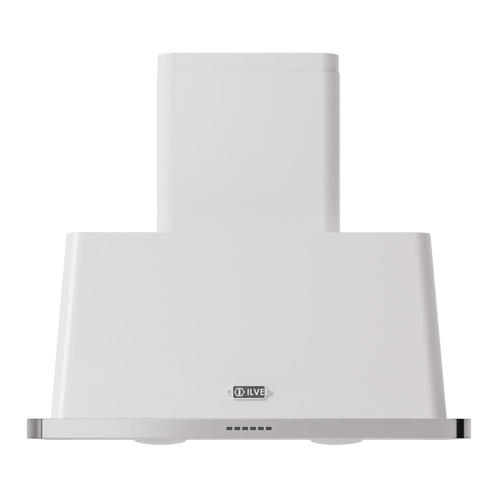ILVE Majestic II 36 inch Wall Mount Range Hood Stainless Steel White