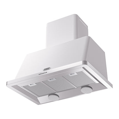 ILVE Majestic II 36 inch Wall Mount Range Hood Stainless Steel White