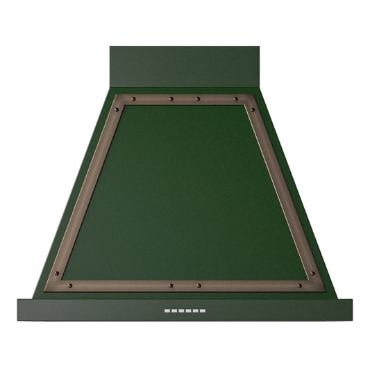ILVE Nostalgie II Noblesse 30" Emerald Green Range Hood with 600 CFM