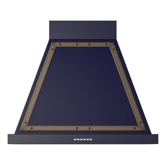ILVE Nostalgie II Noblesse 30" Midnight Blue Range Hood with 600 CFM