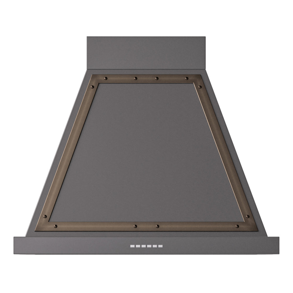 ILVE Nostalgie II Noblesse 30" Graphite Matte Range Hood with 600 CFM