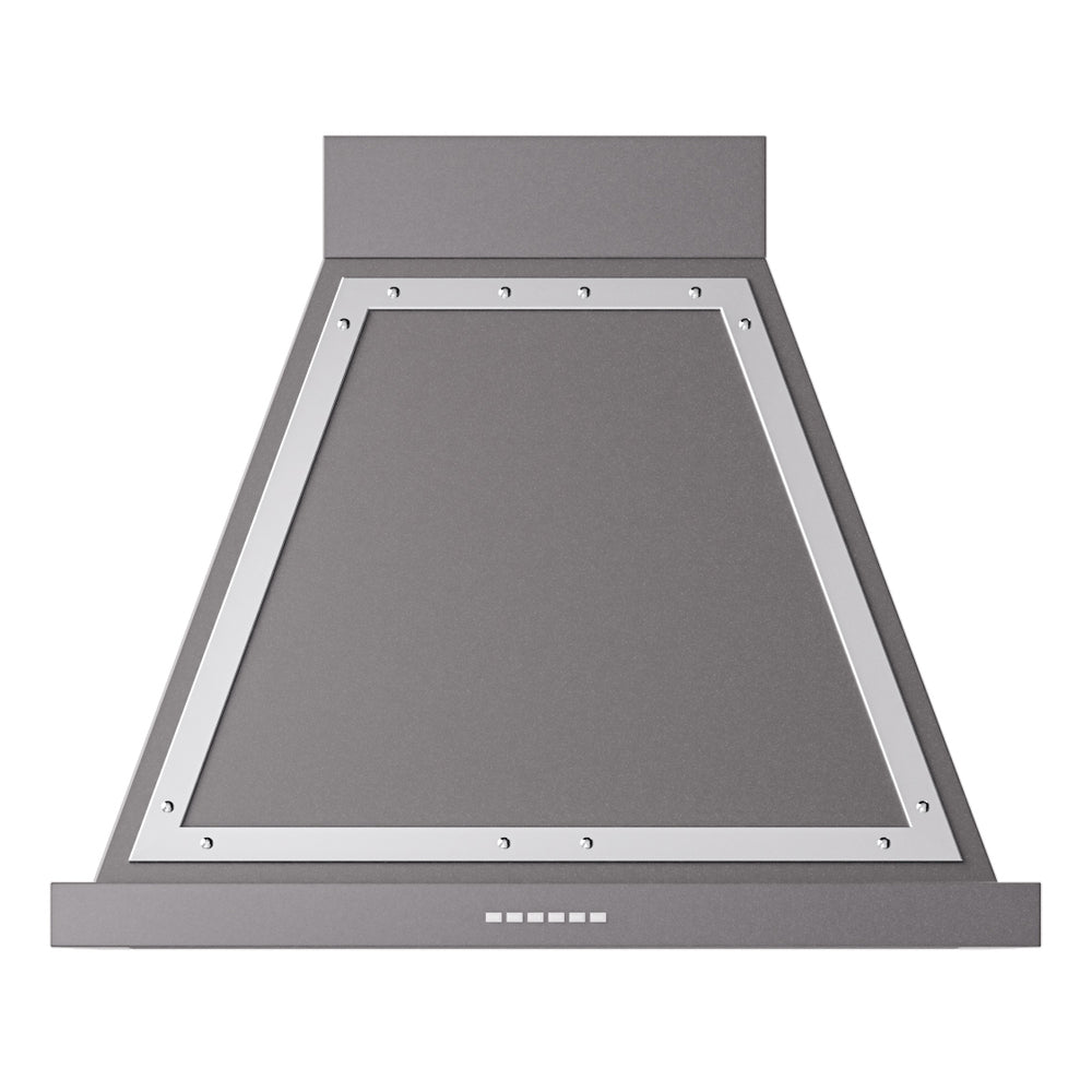 ILVE Nostalgie II Noblesse 30" Graphite Matte Range Hood with 600 CFM