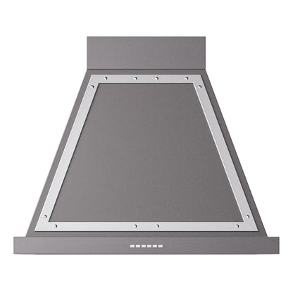 ILVE Nostalgie II Noblesse 30" Graphite Matte Range Hood with 600 CFM