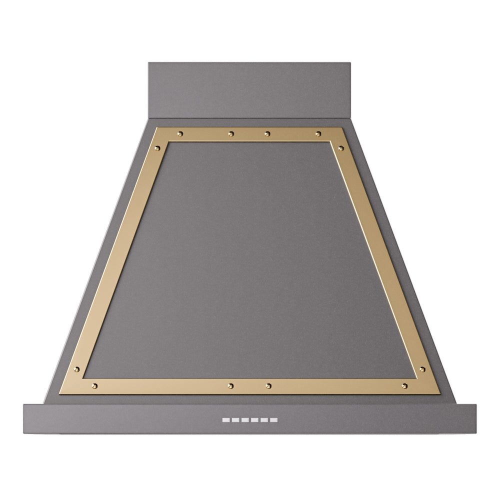 ILVE Nostalgie II Noblesse 30" Graphite Matte Range Hood with 600 CFM