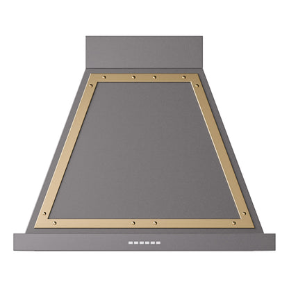 ILVE Nostalgie II Noblesse 30" Graphite Matte Range Hood with 600 CFM