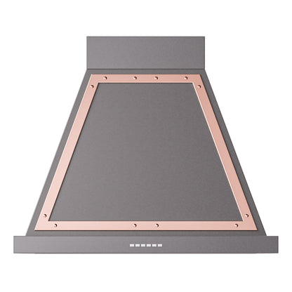 ILVE Nostalgie II Noblesse 30" Graphite Matte Range Hood with 600 CFM