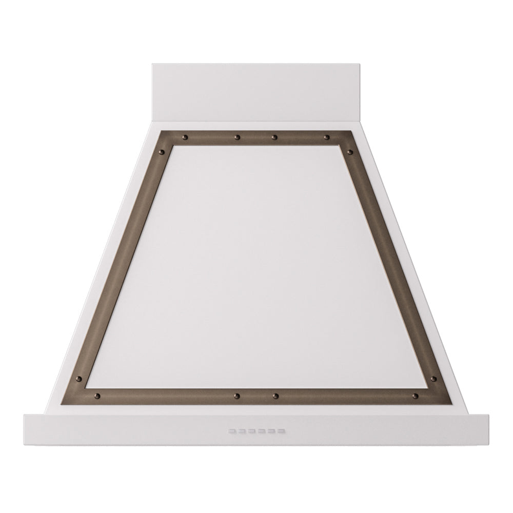 ILVE Nostalgie II Noblesse 30" White Range Hood with 600 CFM