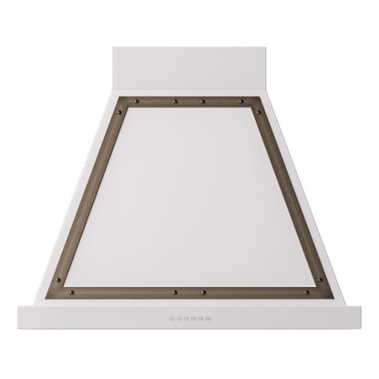 ILVE Nostalgie II Noblesse 30" White Range Hood with 600 CFM