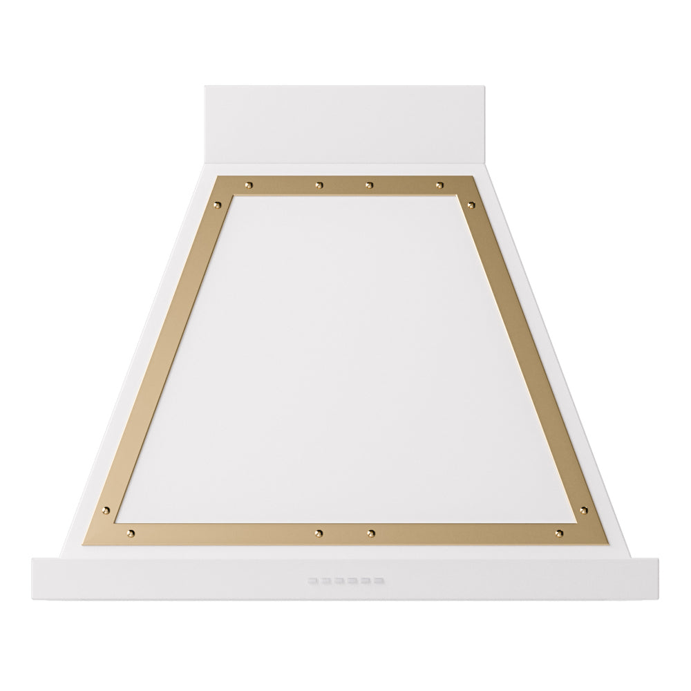 ILVE Nostalgie II Noblesse 30" White Range Hood with 600 CFM