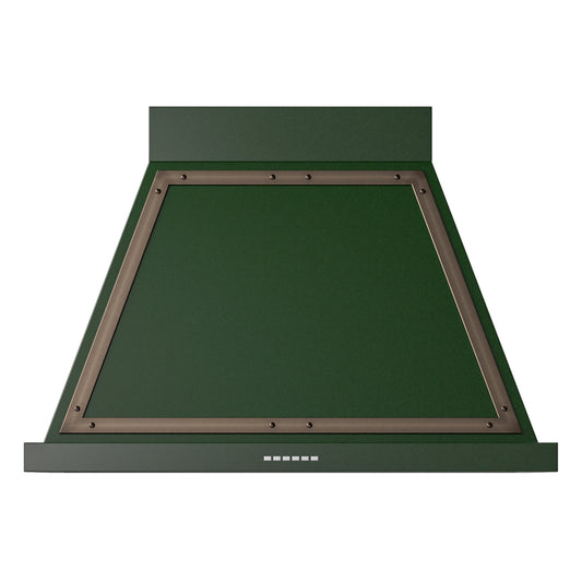 ILVE Nostalgie II Noblesse 36" Emerald Green Range Hood with 600 CFM