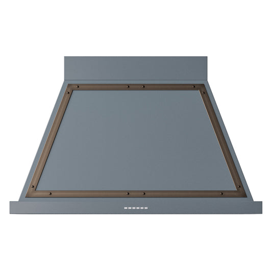 ILVE Nostalgie II Noblesse 40" Blue Grey Range Hood with 600 CFM