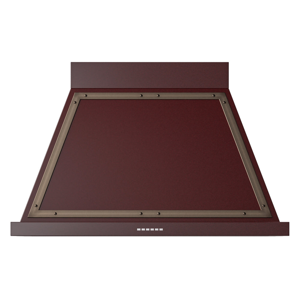 ILVE Nostalgie II Noblesse 40" Burgundy Range Hood with 600 CFM