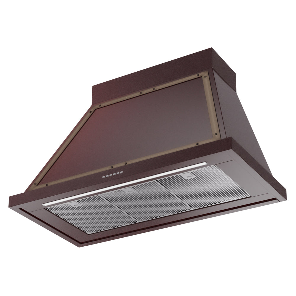 ILVE Nostalgie II Noblesse 40" Burgundy Range Hood with 600 CFM