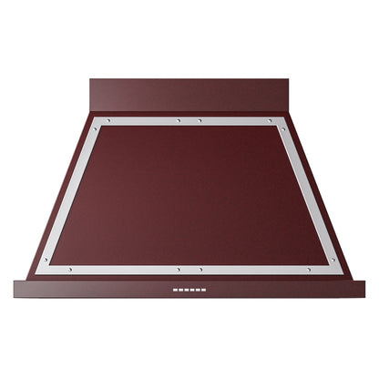 ILVE Nostalgie II Noblesse 40" Burgundy Range Hood with 600 CFM