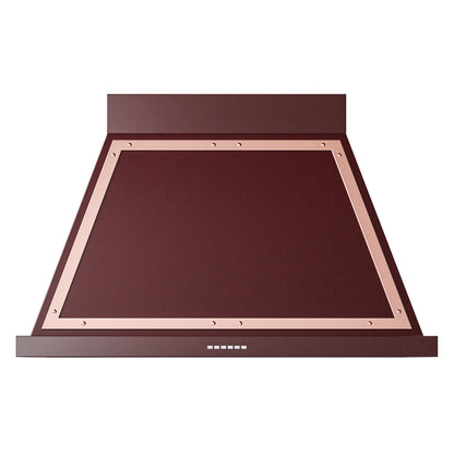 ILVE Nostalgie II Noblesse 40" Burgundy Range Hood with 600 CFM