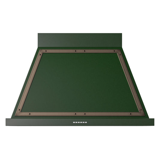 ILVE Nostalgie II Noblesse 40" Emerald Green Range Hood with 600 CFM